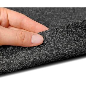 Siless 59"x122" Graphite Underfelt Carpet for Speaker, Sub Box Carpet, Auto, RV, Boat, Marine, Truck, Car Trunk Felt Fabric Material