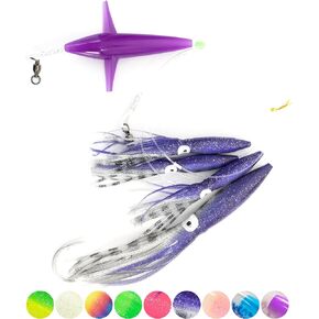 Fishing Daisy Chain Big Game Daisy Bird Bulb Squid Trolling Bird Tuna Lures Fishing Teasers for Marlin Sailfish Fishing