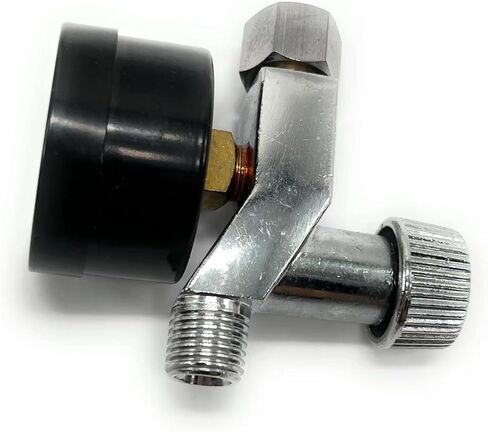 ¼ منظم ضغط الهواء NPT مزود بصمامين، نطاق الضغط 0-160 رطل لكل بوصة مربعة in Kuwait