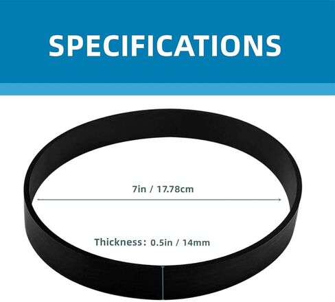 أحزمة بديلة لمكنسة بيسيل باور فورس المدمجة موديل 2112 1520 3508 2690 23T7 23T7V 3130 21129 استبدال الأجزاء 1604895، حزمة من 3 in Kuwait