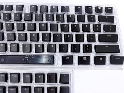 forG915 complete set of 109 keycaps to replace Logitech G915/G913/G815/G813 TKL RGB mechanical gaming keyboard (black 109 keys) (G915 full set of keycaps (black)) in Saudi Arabia