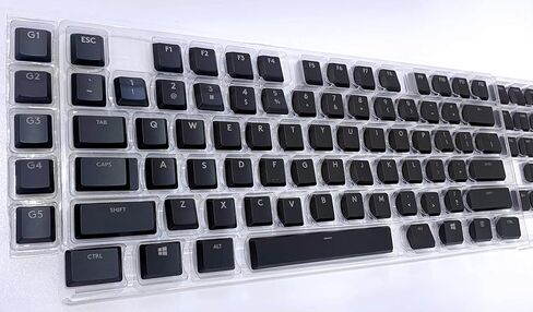 forG915 complete set of 109 keycaps to replace Logitech G915/G913/G815/G813 TKL RGB mechanical gaming keyboard (black 109 keys) (G915 full set of keycaps (black)) in Saudi Arabia