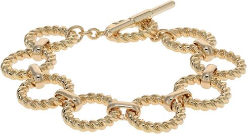 LAUREN Ralph Lauren Rope Link Flex Bracelet Gold One Size in Saudi Arabia