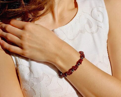 Baltic Amber Stones Bracelet for Women Easily Adjustable Jewelry wrist size from 5.9inch to 9.1 Dark Cognac in Saudi Arabia