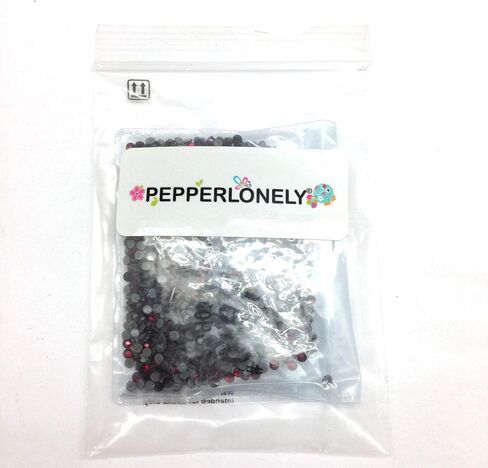 PEPPERLONELY Flat Back & Faceted Glass Hot Fix Rhinestones (SS10 (2.7mm) 1440 pcs, Jonquil) in Saudi Arabia