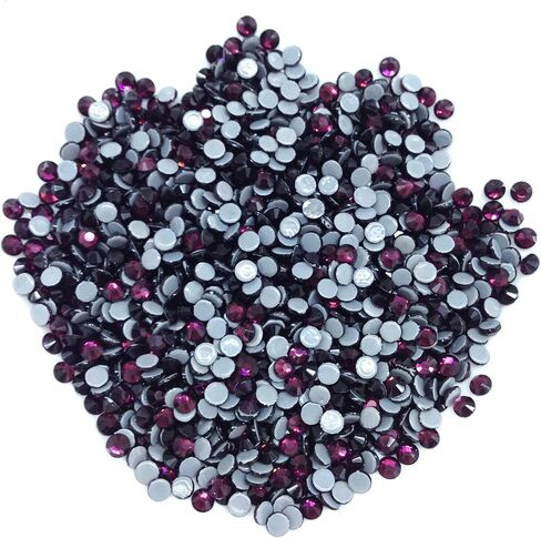 PEPPERLONELY Flat Back & Faceted Glass Hot Fix Rhinestones (SS10 (2.7mm) 1440 pcs, Jonquil) in Saudi Arabia