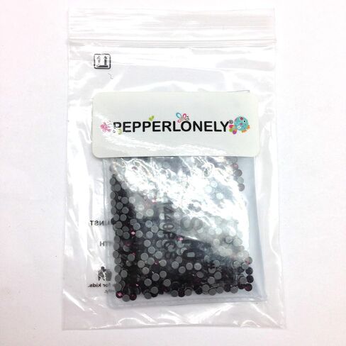 PEPPERLONELY Flat Back & Faceted Glass Hot Fix Rhinestones (SS10 (2.7mm) 1440 pcs, Jonquil) in Saudi Arabia