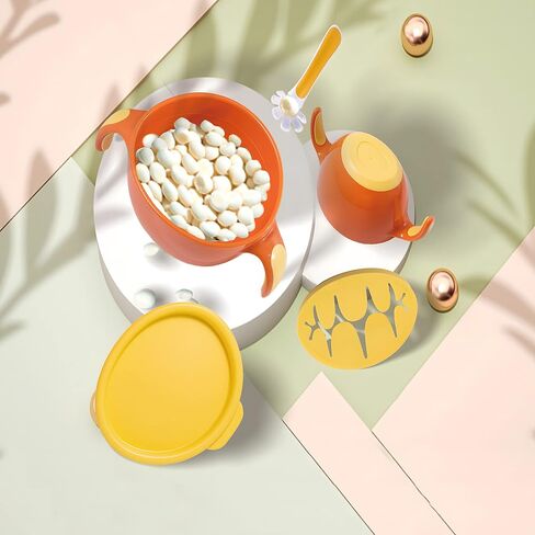 3-1 Snack Bowl Spill Proof, Toddler and Snack Container with Straw in Saudi Arabia