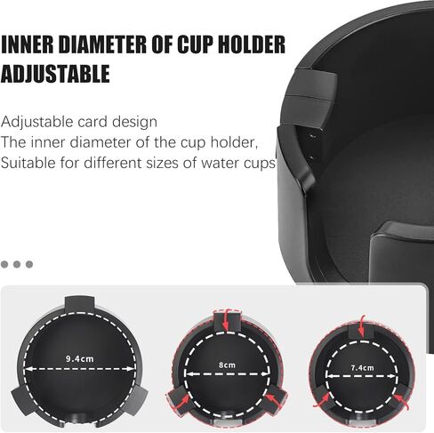 2 مجموعة مكافحة تسرب حامل الكأس لاصق عدم الانزلاق حامل الكأس لطاولة مكتب قارب شرب كوستر القدح حامل 3 تعديل الموقف in Kuwait