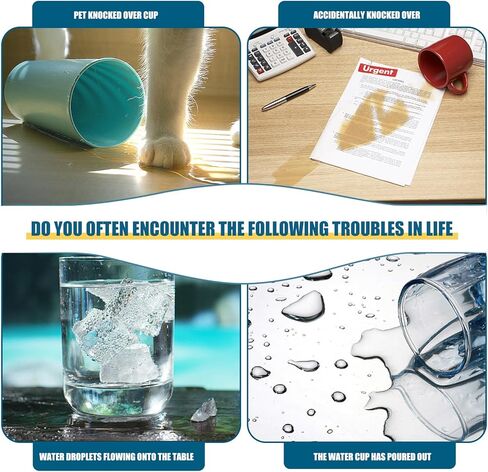 2 مجموعة مكافحة تسرب حامل الكأس لاصق عدم الانزلاق حامل الكأس لطاولة مكتب قارب شرب كوستر القدح حامل 3 تعديل الموقف in Kuwait