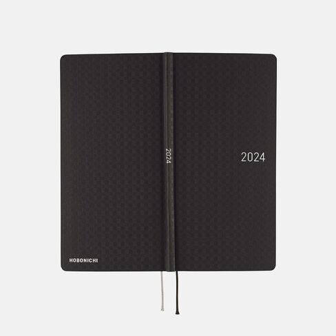Hobonichi Techo Weeks [English/Tall and Slim Size/January 2024 Start] Paper Series: Black Gingham in Saudi Arabia