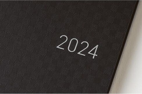 Hobonichi Techo Weeks [English/Tall and Slim Size/January 2024 Start] Paper Series: Black Gingham in Saudi Arabia