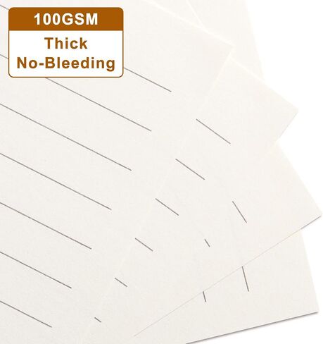 A5 Lined Paper,A5 Refill Paper,A5 Filler Paper,6 Hole Punched,Refills for A5 Filofax Planner Binder Journals Notes, 8mm Ruled Loose Leaf Paper, 80 Sheets/160 Pages,5.6x8.3 Inch,Beige (1) in Saudi Arabia