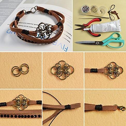 تامبي 2.6 ملم سلك جلدي مسطح لصنع المجوهرات أربطة جلدية مرنة للحرف اليدوية، دانتيل الأحذية الجلدية، الفنون والحرف اليدوية 100 ياردة (رمادي داكن) in Kuwait