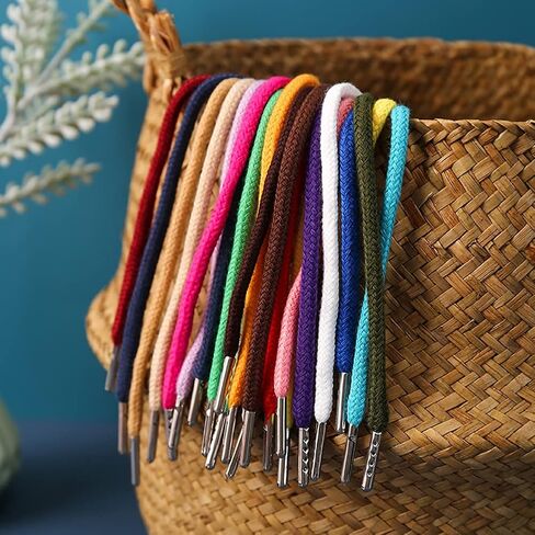 5 Pcs Polyester Cotton Drawstring Cords Hoodie String Replacement Sneakers Shoes Laces Sweatpants Drawcords String for Sweatshirt in Saudi Arabia