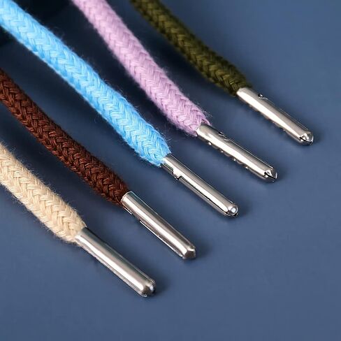 5 Pcs Polyester Cotton Drawstring Cords Hoodie String Replacement Sneakers Shoes Laces Sweatpants Drawcords String for Sweatshirt in Saudi Arabia