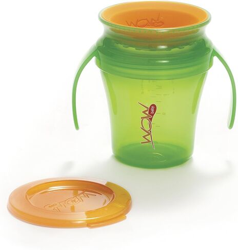 JUICY! WOW CUP Baby 360 Trainer Sippy Cup with Freshness Lid, Yellow, 7 oz. in Saudi Arabia