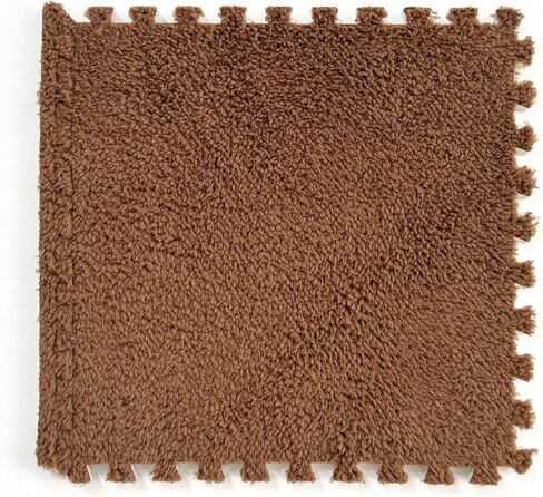 12 Pcs Kids Carpet Squares, 12"x 12", EVA Foam Interlocking Carpet Tiles, Soft and Flexible, Kids Floor Mat Rug Tiles - Coverage 12 Sq Ft in Kuwait