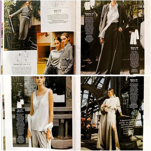 2/2024 مجلة Burda Style باللغة الأوكرانية قوالب الخياطة فساتين راقية بلوزة بلايز تنانير بناطيل جاكيتات معاطف نسائية مقاس 34-48 أوراق نمط باللغة الإنجليزية الألمانية الروسية Бурда Стайл Журнал Українською in Kuwait