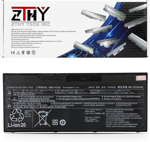 ZTHY 50Wh FPB0338S FPCBP529 FPCBP531 بطارية لفوجيتسو لايف بوك T937 T938 T939 E448 E449 E458 E459 E548 E549 E558 E559 E4411 E4511 E5410 E5411 E5510 E5511 U747 U748 U749 U757 U758 U759 U7410 U7510 in Saudi Arabia