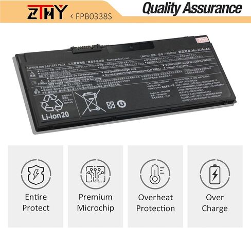 ZTHY 50Wh FPB0338S FPCBP529 FPCBP531 بطارية لفوجيتسو لايف بوك T937 T938 T939 E448 E449 E458 E459 E548 E549 E558 E559 E4411 E4511 E5410 E5411 E5510 E5511 U747 U748 U749 U757 U758 U759 U7410 U7510 in Saudi Arabia