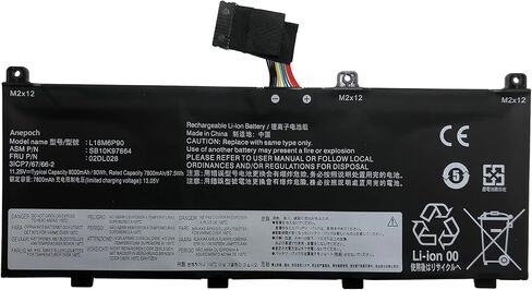 استبدال بطارية الكمبيوتر المحمول L18M6P90 لجهاز Lenovo ThinkPad P53 Series Notebook 02DL028 5B10W13901 SB10K97664 L18C6P90 02DL029 5B10W13902 SB10K97665 11.25V 90Wh 8000mAh in Kuwait