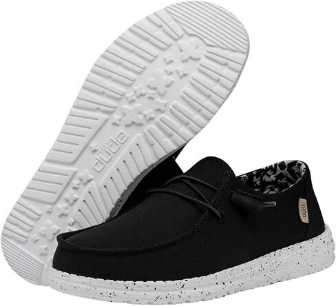 Hey Dude Women's Wendy Canvas | Women’s Shoes | Women’s Lace Up Loafers | Comfortable & Light-Weight in Saudi Arabia