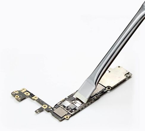 Phone Motherboard IC Cleaning Brush,Horse Hair Brushes,ESD Brush for iPad,iPhone,Watch etc. 5.4" x 0.5" (Silver) in Saudi Arabia