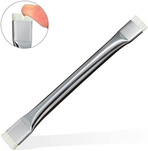 Phone Motherboard IC Cleaning Brush,Horse Hair Brushes,ESD Brush for iPad,iPhone,Watch etc. 5.4" x 0.5" (Silver) in Saudi Arabia