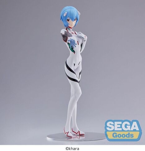 Sega Neon Genesis Evangelion: Rei Ayanami Hand Over/Momentary White (اسم مؤقت) (3.0+1.0) ثلاث مرات في كل مرة SPM الشكل in Saudi Arabia