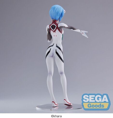 Sega Neon Genesis Evangelion: Rei Ayanami Hand Over/Momentary White (اسم مؤقت) (3.0+1.0) ثلاث مرات في كل مرة SPM الشكل in Saudi Arabia
