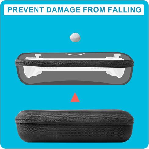 Travel Carrying Case for Playstation Portal Remote Player, Built-in Screen Protector Handheld Hard Protective Carry Case Storage Case/Bag/Box Compatible with Playstation Portal(Case Only) in Saudi Arabia