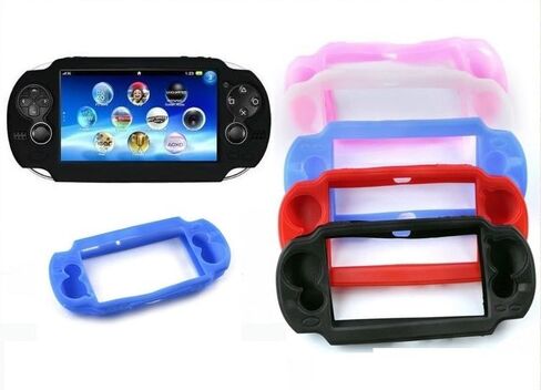 Silicone Skin Protective Cover Compatible with Sony PSV （Blue） in Saudi Arabia