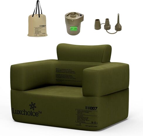 Inflatable Sofa Multifunctional Air Couch with Built-in Pump Portable Luxury Automatic Inflatable Chair Suitable for Home Outdoor Camping Travel in Saudi Arabia