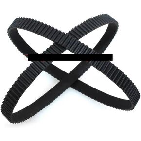 Qinlu-3D Printer Belt 6mm GT2 Closed Loop Timing Belt Rubber 110 112 122 158 200 232 280 300 400 610 752 852 1220 1524mm Synchronous 3D Printer Parts, 3D Printer Accessories(122mm) in Saudi Arabia
