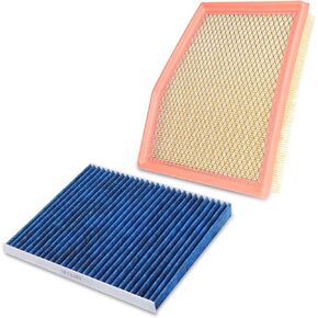 1 HEPA Pack Cabin Air Filter and 1 Pack Engine Air Filter fit for EXPEDITION (2018-22) / F-150 (2015-23) / NAVIGATOR (2018-22) Replacement CF12150 CA10262 in Saudi Arabia
