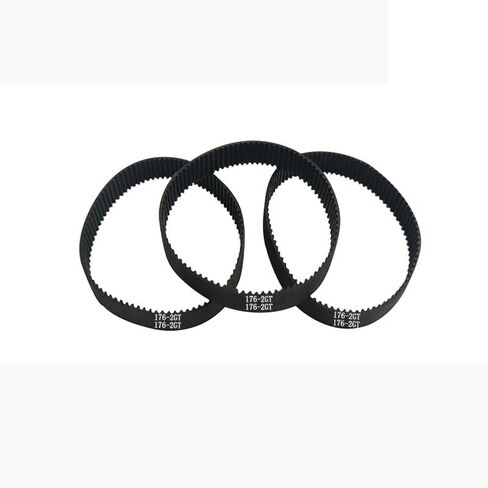 Qinlu-3D Printer Belt 2GT GT2 Timing Belts,Rubber Belts,Transmission Belts,158mm,160mm,162mm,164mm,166mm,168mm,170mm,172mm,174mm,176mm, 3D Printer Accessories(162mm,Other) in Saudi Arabia