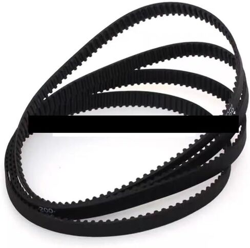 Qinlu-3D Printer Belt 6mm GT2 Closed Loop Timing Belt Rubber 110 112 122 158 200 232 280 300 400 610 752 852 1220 1524mm Synchronous 3D Printer Parts, 3D Printer Accessories(122mm) in Saudi Arabia