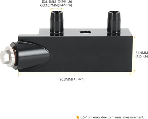 Automatic Transmission Fluid Thermal Bypass Valve Compatible with 2014-2018 GM Tahoe Silverado Sierra 1500 Escalade Yukon 6L80 5.3L 6.2L 4.3L Replace# 125068000 in Saudi Arabia