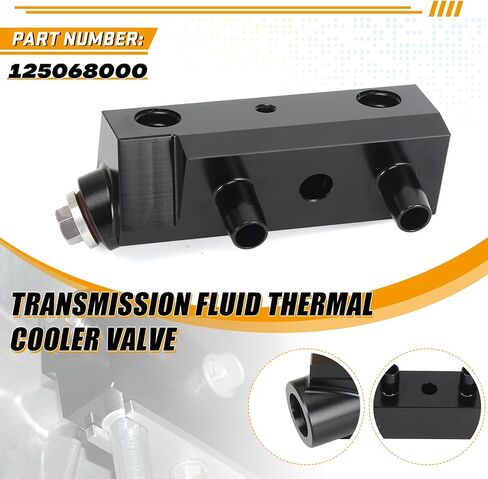 Automatic Transmission Fluid Thermal Bypass Valve Compatible with 2014-2018 GM Tahoe Silverado Sierra 1500 Escalade Yukon 6L80 5.3L 6.2L 4.3L Replace# 125068000 in Saudi Arabia