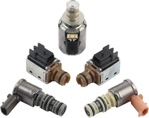 5Pcs Transmission Shift Solenoid Kit Fit for GMC Sierra 1500 Yukon Chevrolet Colorado Express 1500 Avalanche Replace# 4L60E 4L65E 4L70E in Saudi Arabia