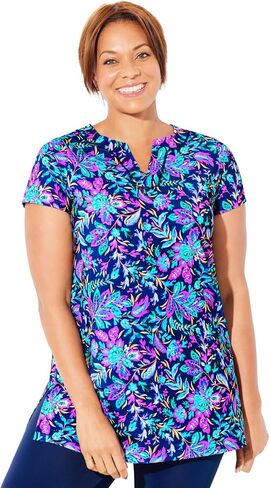 Swimsuits For All Women's Chlorine Resistant Swim Tunic (Plus in Kuwait