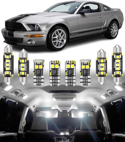 BMT xms Car Interior LED Light Replacement for Ford Mustang 2005-2009,6000K Super Bright Interior Light Bulbs Package, 5pcs in Saudi Arabia