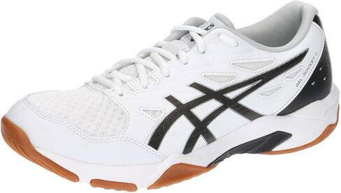 ASICS Men's GEL-ROCKET 11 Volleyball Shoes, 10, WHITE/LIME BURST in Saudi Arabia