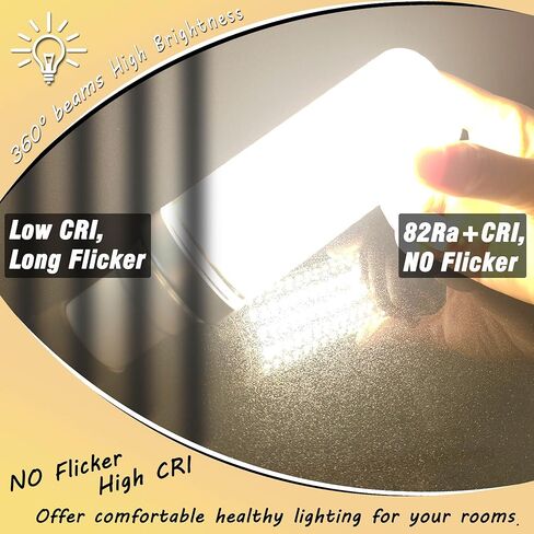 E17 LED Light Bulb 10 Watt Equivalent 100W 6000K Daylight White 1000lm 120V E17 Intermediate Base LED Bulb for Desk Lamp,Ceiling Fan Lights, Headboard Reading Lights, Non-Dimmable, 3 Pack in Kuwait