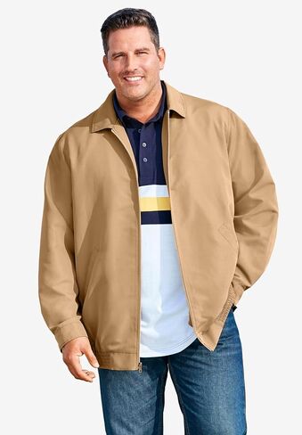 KingSize Men's Big & Tall Classic Water-Resistant Bomber in Saudi Arabia
