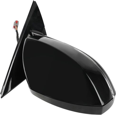 Black Right Blind Spot Mirror Heated Rear View Mirror Turn Signal Power Fold Compatible with Land Rover Range Rover Sport 2014-2019 in Saudi Arabia