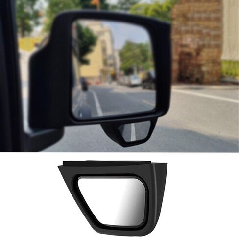 Fit for Suzuki Jimny 2/4Door 2019-2025 ABS Auto Left Right Side Rear View Mirror Blind Spot Mirror WideAngle Trim Vehicle Mirror Car Refit Accessories (Black Right Side) in Saudi Arabia