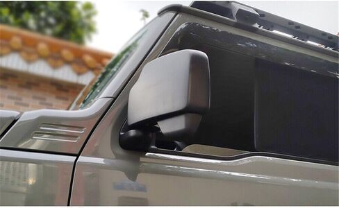 Fit for Suzuki Jimny 2/4Door 2019-2025 ABS Auto Left Right Side Rear View Mirror Blind Spot Mirror WideAngle Trim Vehicle Mirror Car Refit Accessories (Black Right Side) in Saudi Arabia
