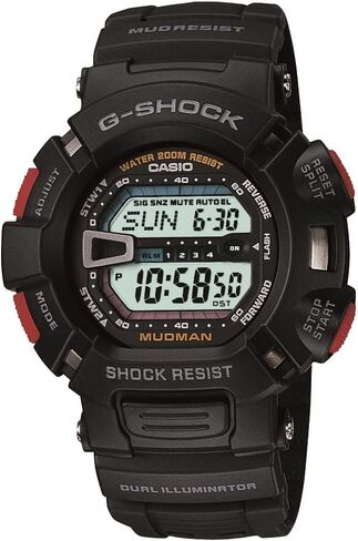 Casio G-Shock Mudman Super Dual Illuminator Men's Quartz 52mm Digital Watch G9000-1V in Saudi Arabia